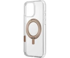 „Uniq Swivix 360“ besisukantis dėklas su atrama, skirtas „iPhone 16“ – auksinis