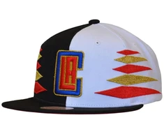 Uniseks beisbolo kepurė Mitchell &amp; Ness Clippers, juoda ir balta