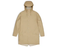 Uniseks ilga lietaus striukė Rains Long Jacket 12020, smėlio