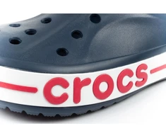 Uniseks klumpės su galiniu dirželiu Crocs Bayaband, tamsiai mėlynos