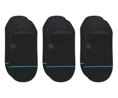 Uniseks žemo kirpimo kojinės Stance Icon, 3 poros, juodos