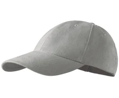 Unisex 6 skydelių kepuraitė (Šviesiai pilka)
