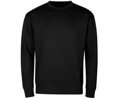Unisex apvalios apykaklės bliuzonas (juodas)
