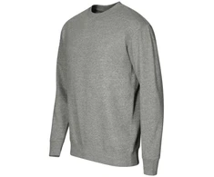 Unisex bliuzonas su apvalia apykakle (Tamsiai pilka melanžo)