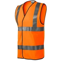 Unisex HV ryški atšvaitinė liemenė (fluorescencinė oranžinė)
