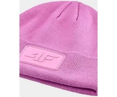 Unisex žieminė kepurė 4F rausvos spalvos