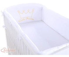 Universalus bamperis XXL baltas Little Prince/Princess