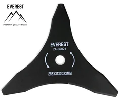 Universalus pjovimo diskas 3 dantys skersmens anga 20 mm plotis 255 mm storio 3 mm
