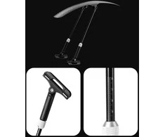 Wozinsky WBR-01 universal adjustable bicycle fender - juodas
