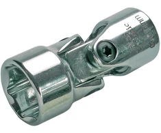 UNIVERSALUS ŠARNYRINIS GALVUTĖS RAKTAS, ŠEŠIAKAMPIS | 10 MM (3/8") JUNGTIS | 16 MM (2456)