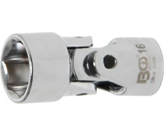 UNIVERSALUS ŠARNYRINIS GALVUTĖS RAKTAS, ŠEŠIAKAMPIS | 10 MM (3/8") JUNGTIS | 16 MM (2456)