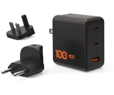 Carruzzo Urban Armor Gear 9B443811V4040 mobiliojo įrenginio kroviklis Ausinės, Išmanusis telefonas, Universalus, Planšetinis kompiuteris, Juoda, Oranžinė AC Spartusis įkrovimas Vidaus
