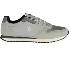 US POLO ASSN. MĘSKIE OBUWIE SPORTOWE, SZARE