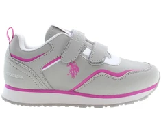 US POLO ASSN. SZARE OBUWIE SPORTOWE DLA DZIEWCZĄT