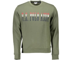 US POLO ASSN. VYRIŠKAS ŽALIAS ZIPAS BLUZA