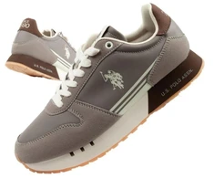 US Polo Assn vyriški laisvalaikio bateliai, madingi ir patogūs, rudi