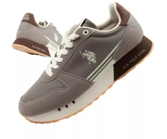 US Polo Assn vyriški laisvalaikio bateliai, madingi ir patogūs, rudi