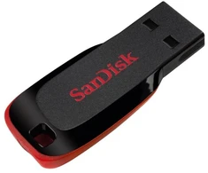 USB atmintinė SanDisk CRUZER BLADE SDCZ50-032G-B35 (32GB; USB 2.0; juoda)
