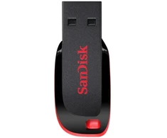 USB atmintinė SanDisk CRUZER BLADE SDCZ50-032G-B35 (32GB; USB 2.0; juoda)