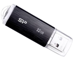USB atmintukas Silicon Power Ultima U02 32GB USB 2.0 juodas (SP032GBUF2U02V1K)