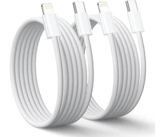 Ningkpow USB-C į Lightning laidas 2 m, 27 W PD, greitas įkrovimas, rinkinys 2 vnt, MFi sertifikatas