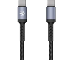 USB-C į USB-C laidas Tellur 3A PD 60W 2 m, juodas