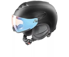 Uvex HLMT 300 Vario juodas matinis šalmas 566203-22
