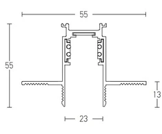 Užglaistomas lenktas magnetinis bėgelis ZAMBELIS, juodas, 1200mm diametro, 22103