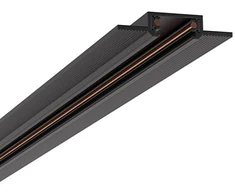Užglaistomas magnetinės sistemos XNEO bėgelis, 24V, juodas, 2,5m