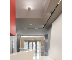 Užglaistomas magnetinės sistemos XTRIM M RECESSED bėgelis, 48V, juodas, 2,5m