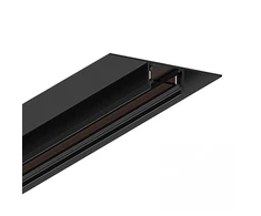 Užglaistomas magnetinės sistemos ZAMBELIS MAGNETIC ULTRA SLIM bėgelis, 48V, juodas, 1m, 23121