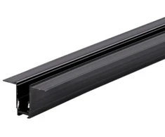 Užglaistomas magnetinis bėgelis OPTONICA R15, juodas, 2m