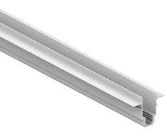 Užglaistomas magnetinis bėgelis OPTONICA R35B, baltas, 1,5m