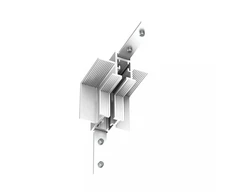 Užglaistomo magnetinės sistemos ZAMBELIS MAGNETIC 3MM bėgelio kampinis sujungimas, baltas, TRIAC/DALI, 25134 -W