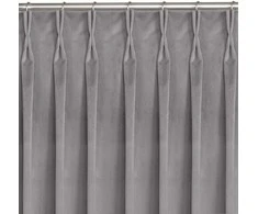 Homede Užuolaida 135×300 cm pilkos spalvos VELVET FLEX