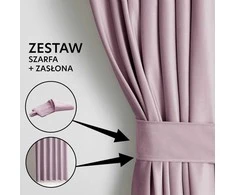 Užuolaida 140 × 245 cm, rožinė