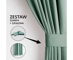 Užuolaida 140×175 mėtinė užtamsinanti AH