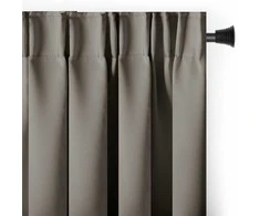 Užuolaida 140×270 cm smėlio spalvos blackout klostė CURT AH