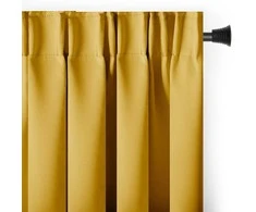 Užuolaida AH BLACKOUT PLEAT MUSTARD 140X175 1PC