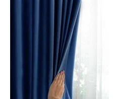 Užuolaida aksominė 140×270 cm indigo spalvos CURT