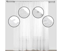 Homede Užuolaida balta 140×270 cm KRESZ FLEX HOM