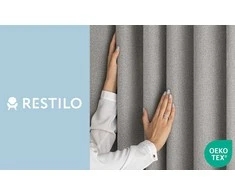 Užuolaida blackout tipo smėlio spalvos su klostėmis CORITA