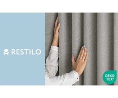 Užuolaida blackout tipo su klostėmis smėlio spalvos