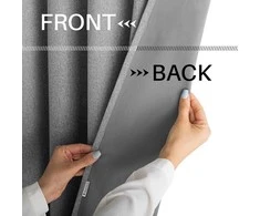 Užuolaida RES BLACKOUTLINEN CORITA PLEAT DARKGREY 140X270 1PC