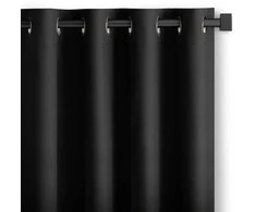 Užuolaida RES OXFORD CARLI EYELETS Juodas 140X250 1PC