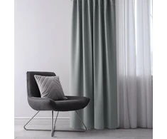 Užuolaida su kilpomis AmeliaHome 140 × 245 cm, pilka