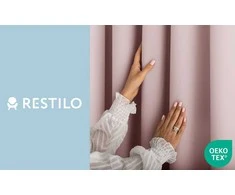 Užuolaida su klostėmis rausvos spalvos