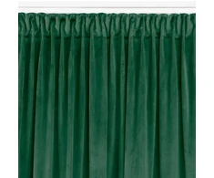 Užuolaidos 200 × 175 cm, tamsiai žalia VELVET PLEAT D