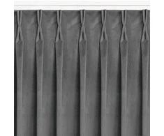 Užuolaidos 200 × 245 cm tamsiai pilkos Velvet Flex 95