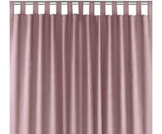 Homede Užuolaidos 220×175 cm rožinės su kilpomis